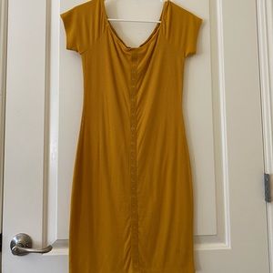 Mid Yellow Dress